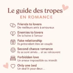 illustration du guide des tropes en romance